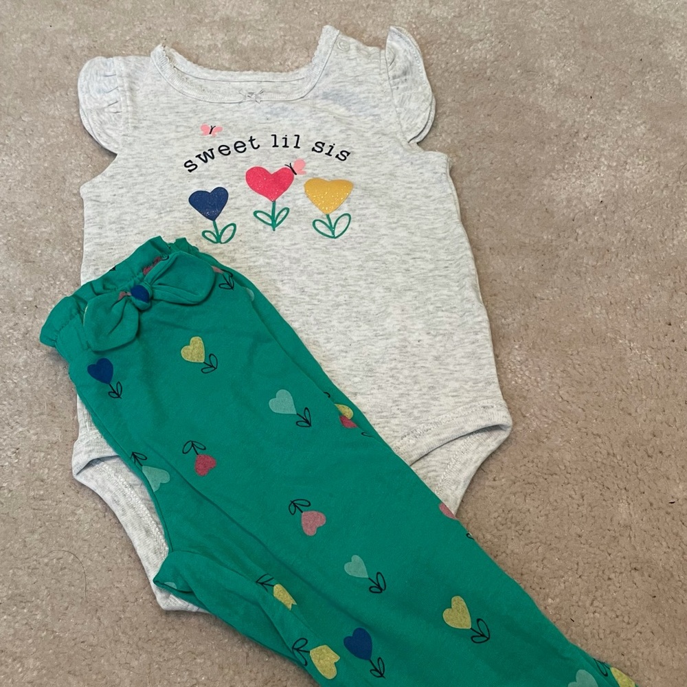 Baby Girl Carter’s Outfit